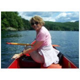 2009-Dot canoing Lake George 2009.jpg